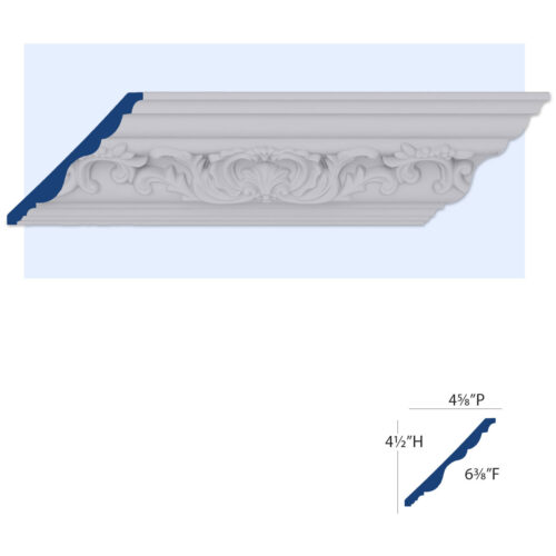 image of decorative crown molding