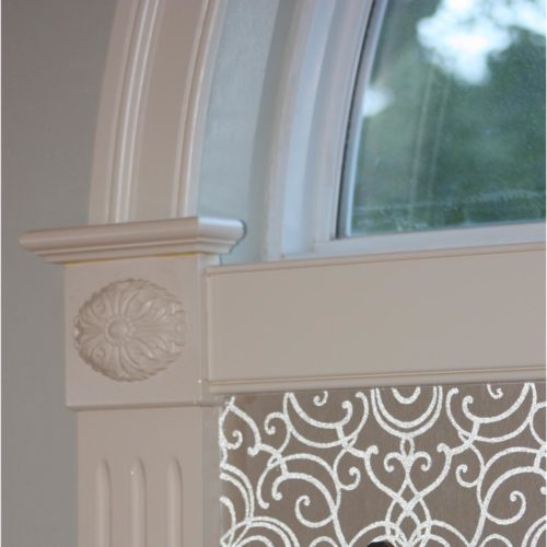 Acanthus Oval Rosette - installation image