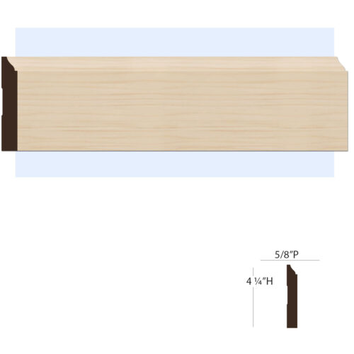 Hardwood Baseboard Molding Image