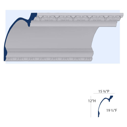 Extra Large Decorative Cove Molding